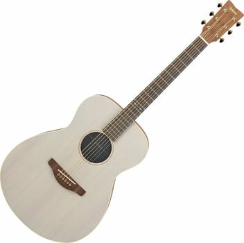 Jumbo elektro-akoestische gitaar Yamaha STORIA I-2 Wit - 1
