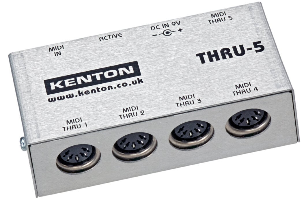 Interfejs MIDI Kenton Thru 5 – 1 MIDI IN to 5 THRU Interfejs MIDI