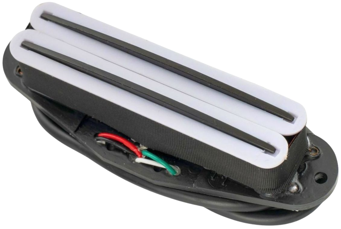 Humbucker skaņas noņēmējs Roswell Pickups SHR Neck & Center White Humbucker skaņas noņēmējs