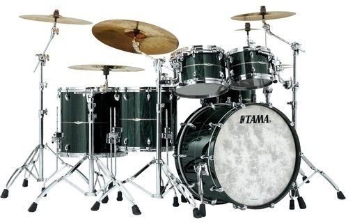 Akustik-Drumset Tama Star Bubinga 6-piece Shell Kit, Dark Green Cordia