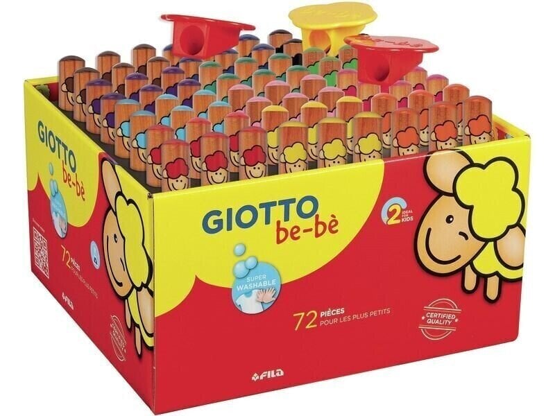 Krāsu zīmulis GIOTTO Be-Bé Spalvotų pieštukų rinkinys Mix