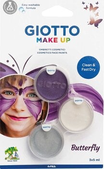 Boja za lice GIOTTO Make Up Set boja za lice Butterfly 3 × 5 ml 3 kom - 1