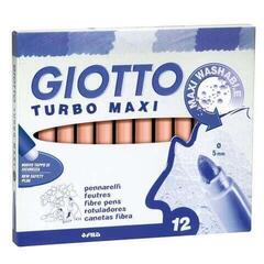 Flomaster GIOTTO Turbo Maxi Set flomastera 5 mm Flesh Pink 12 kom