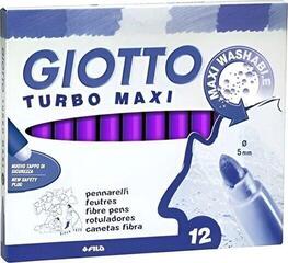 Flomāsters GIOTTO Turbo Maxi Marķieru komplekts 5 mm Purple 12 gab.