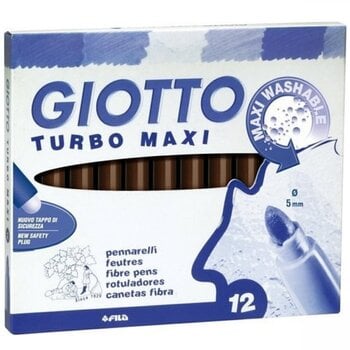 Fixka GIOTTO Turbo Maxi Sada fixiek 5 mm Brown 12 ks - 1