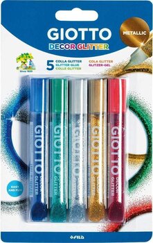 Līme GIOTTO Decor Glitter Līme 5 x 10 g Metallic Glitter - 1