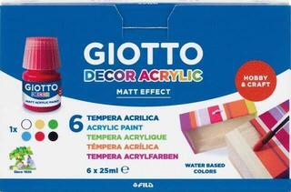 Akrilna boja GIOTTO Decor Set akrilnih boja Miješati 6 x 150 ml 6 kom