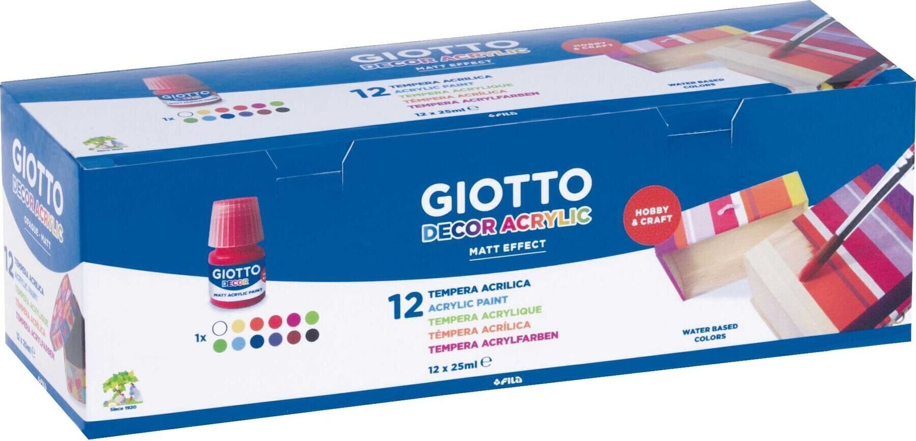 Acrylverf GIOTTO Decor Set acrylverf Mix 12 x 300 ml 12 st.