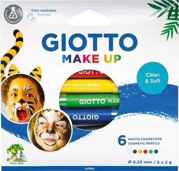 Sejas krāsa GIOTTO Make Up Veido dažų rinkinys Classic 6 Gab. - 1