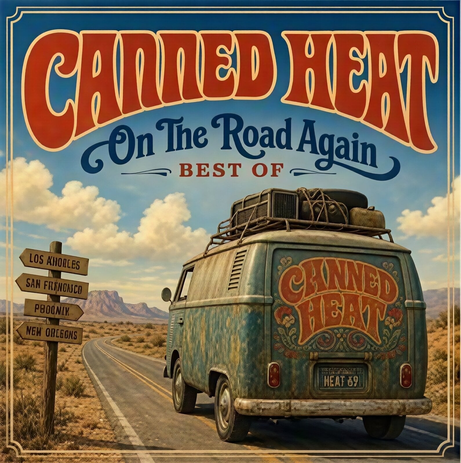 Disque vinyle Canned Heat - On The Road Again - Best Of (LP)