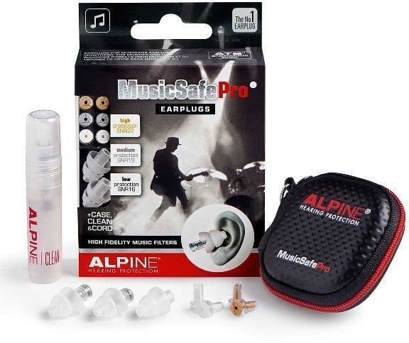 Tampões para os ouvidos Alpine MusicSafe Pro Transparente Tampões para os ouvidos