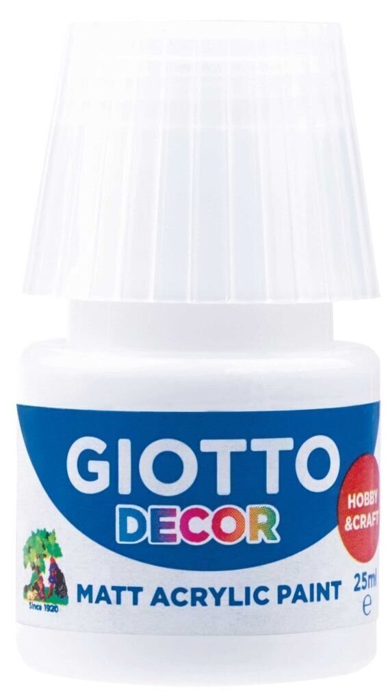 Akrila krāsa GIOTTO Decor Akriliniai dažai White 25 ml 1 gab.
