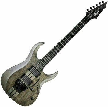Guitarra eléctrica Cort X500 Open Pore Trans Grey - 1