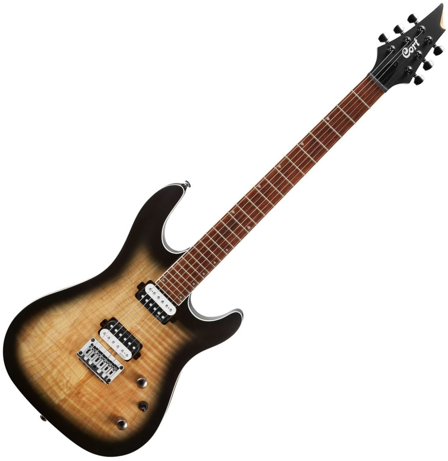 Elektromos gitár Cort KX300 Open Pore Raw Burst