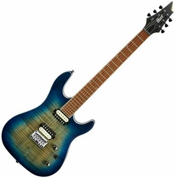 Guitare électrique Cort KX300 Open Pore Cobalt Burst - 1