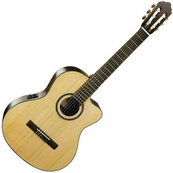 Guitarra clássica com pré-amplificador Cort AC160CF NAT 4/4 Natural - 1