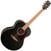 Jumbo akoestische gitaar Cort CJ-MEDX BKS Black Satin