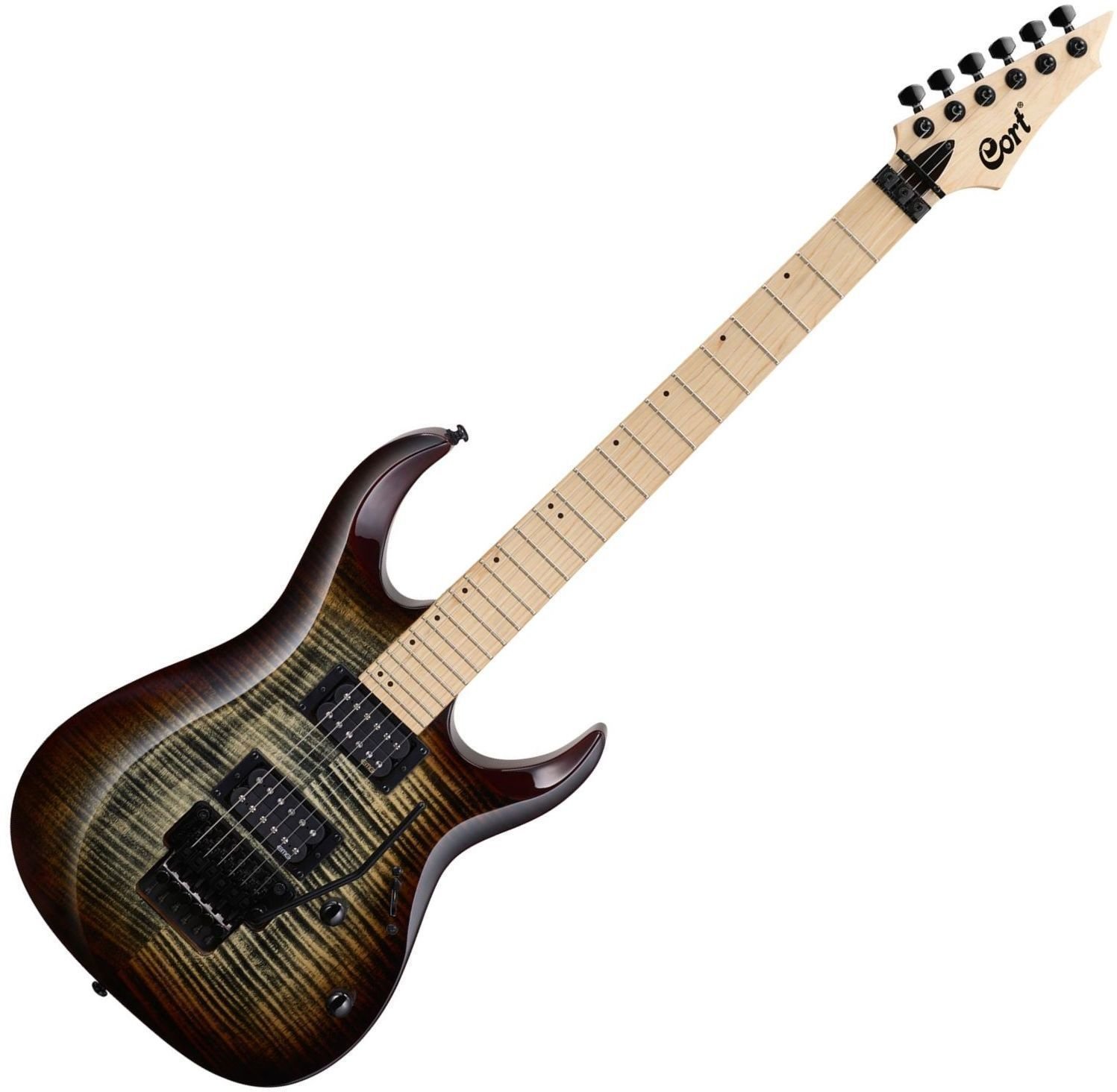 Elektromos gitár Cort X300 Brown Burst