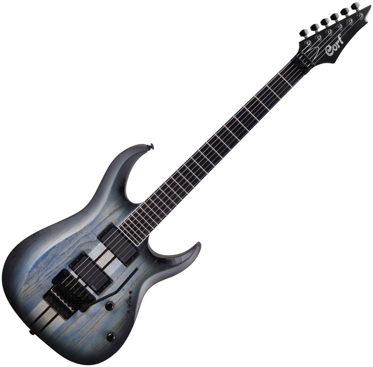 Guitare électrique Cort X500 Open Pore Jean Burst