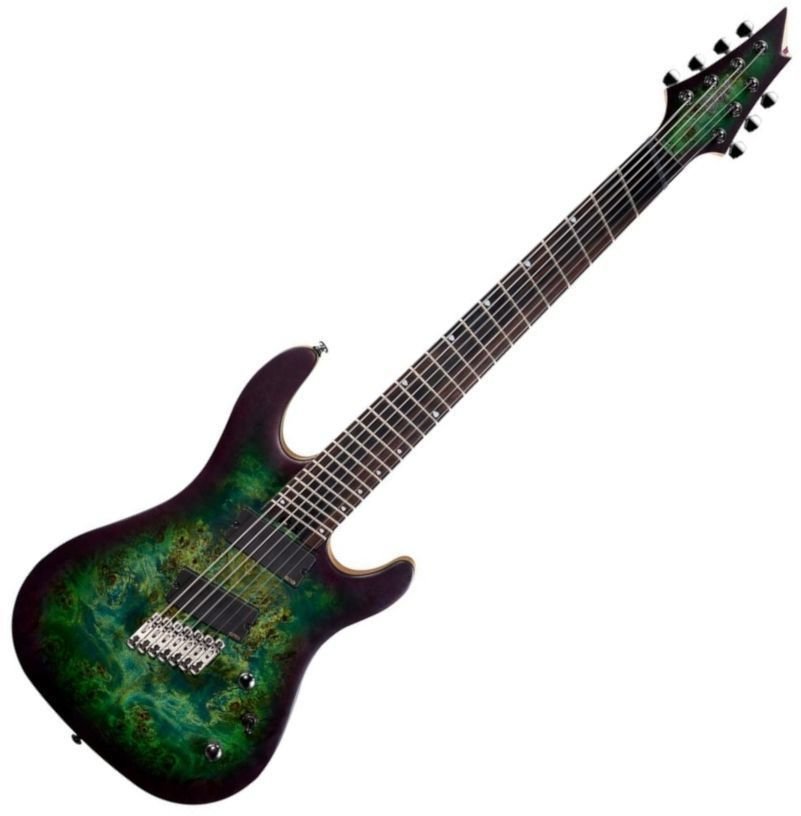 Multiskálás elektromos gitár Cort KX-500MS Star Dust Green