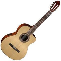 Guitarra clássica com pré-amplificador Cort AC120CE OP 4/4 Natural Guitarra clássica com pré-amplificador