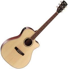 Jumbo Elektro-Akustikgitarren Cort GA-MEDX-OP Natural Jumbo Elektro-Akustikgitarren