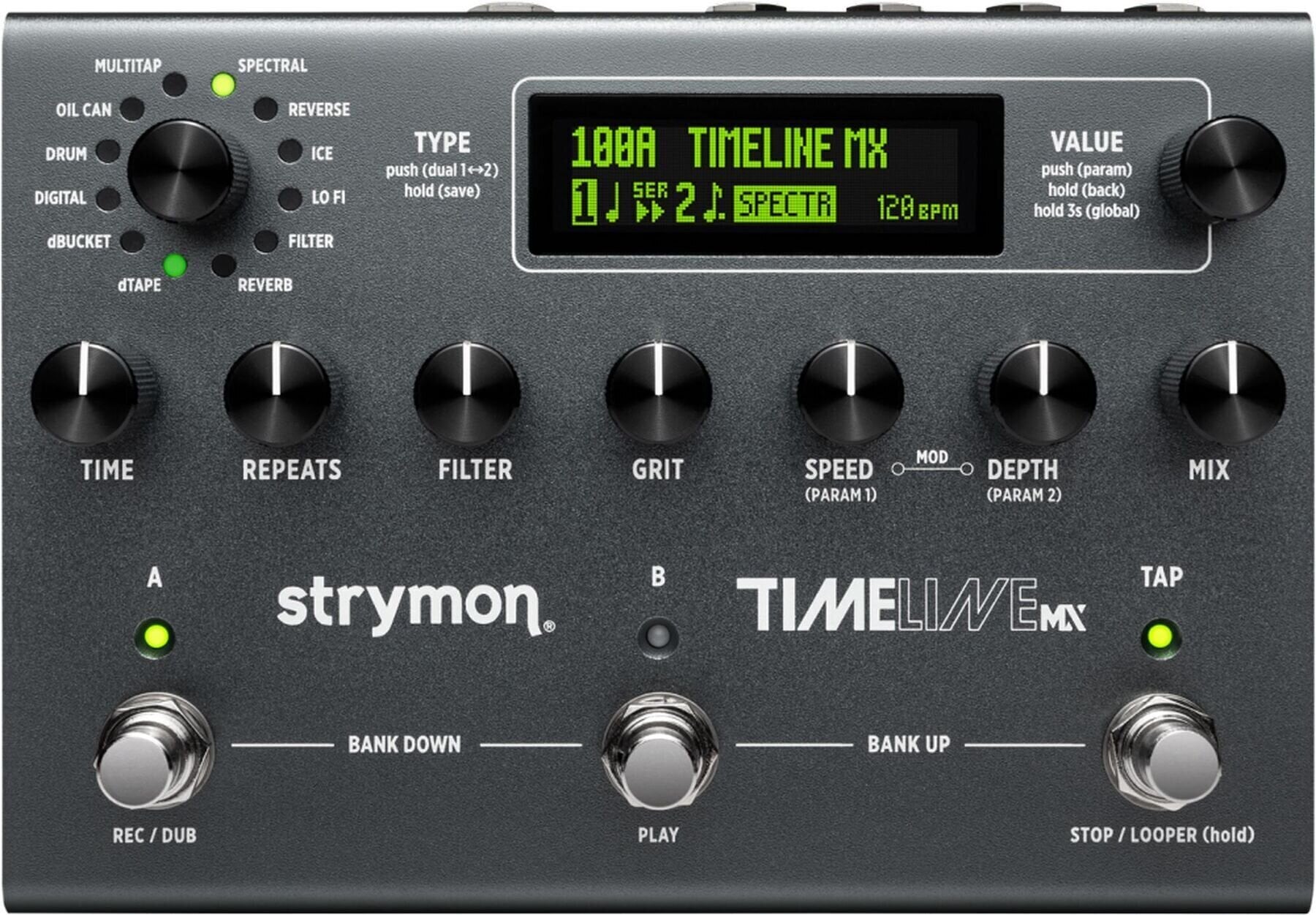 Efect de chitară Strymon TimeLine MX Efect de chitară