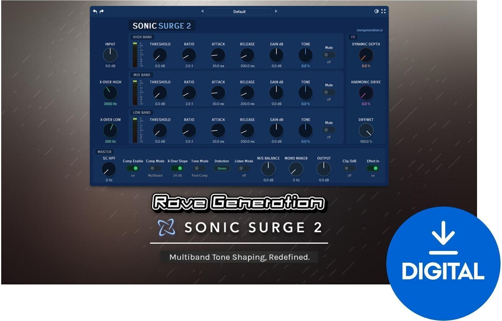 Virtuális effekt Rave Generation Sonic Surge (Digitális termék)