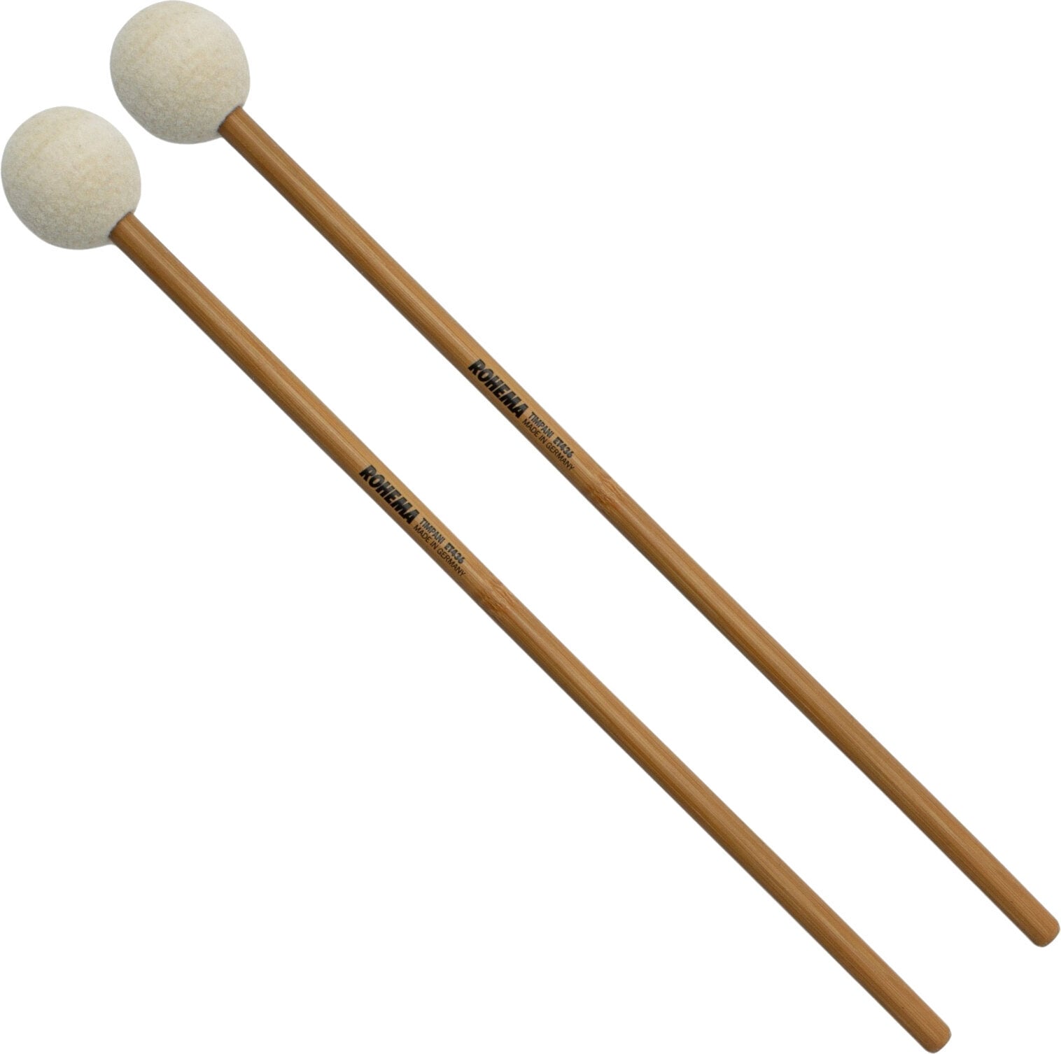 Felt tympanum drumsticks Rohema ET436 Eco Felt tympanum drumsticks