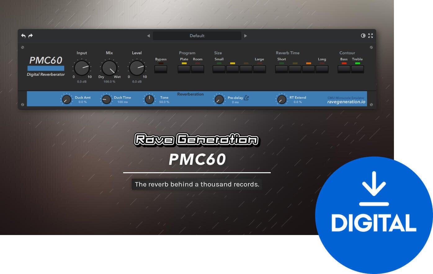 Plugins d'effets Rave Generation PMC60 (Produit numérique)