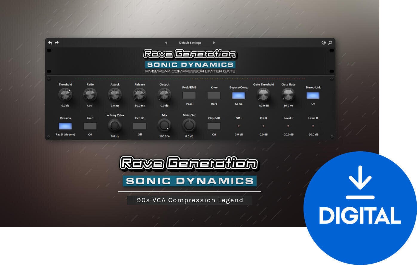 Programski Plug-In efekti Rave Generation Sonic Dynamics (Digitalni proizvod)