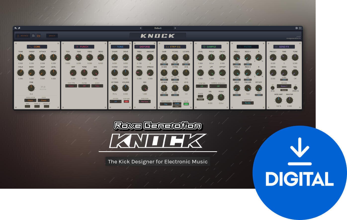 VST Instrument Rave Generation Knock (Дигитален продукт)