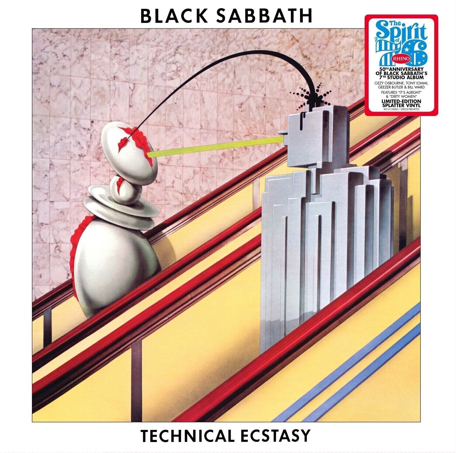 Schallplatte Black Sabbath - Technical Ectasy (50 thAnniversary Edition) (Green/Black Splatter Coloured) (LP)