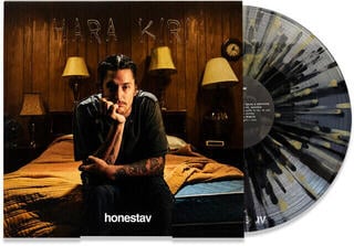 Schallplatte Honestav - Hara-Kiri (Transparent Black/Gold Splatter Coloured) (LP)