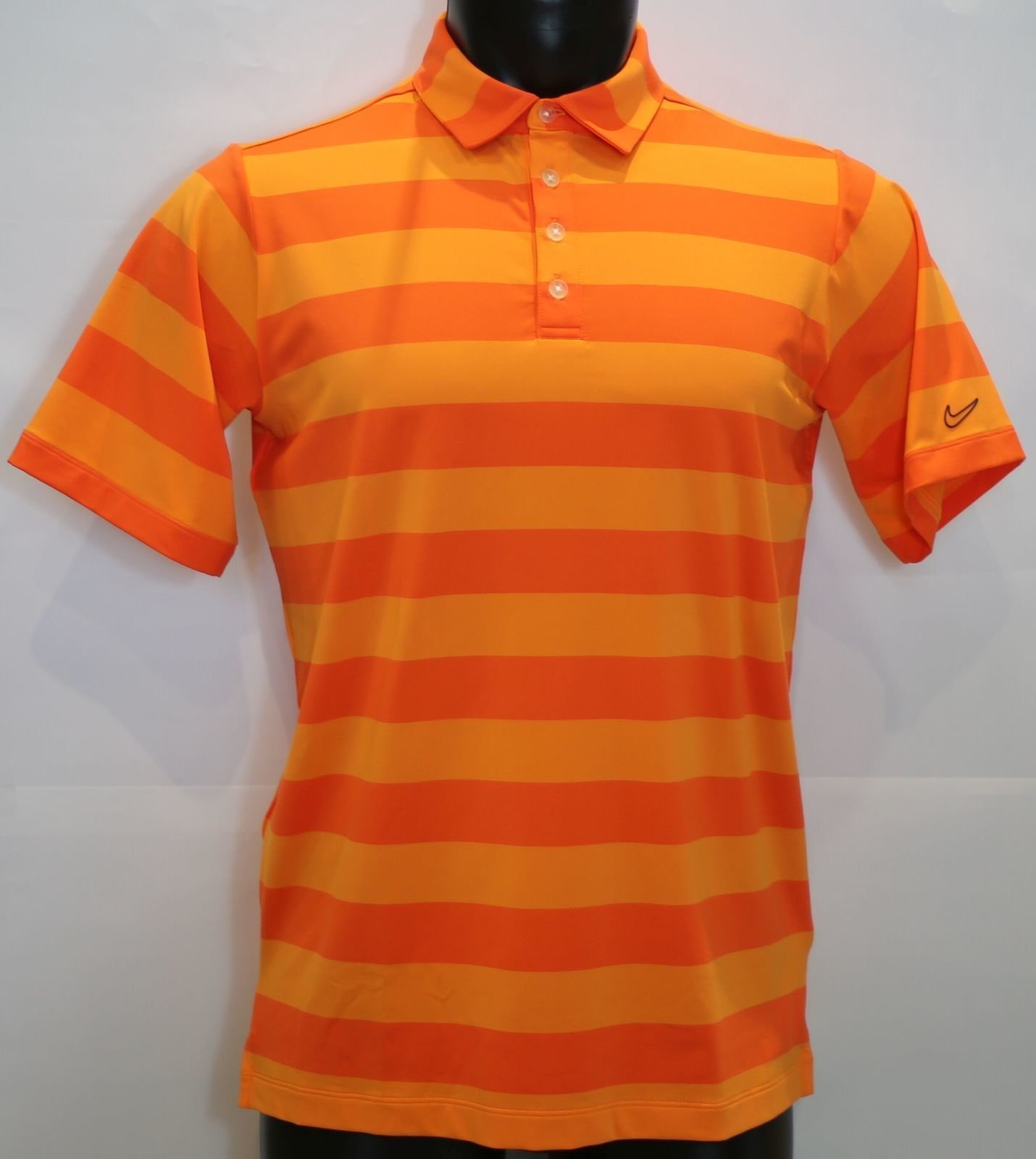 Poloshirt Nike Bold Stripe Orange/Navy XL