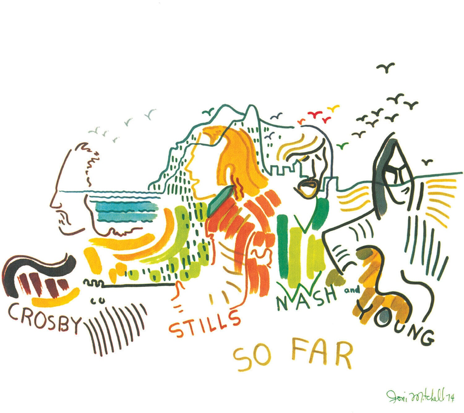 Schallplatte Crosby, Stills, Nash & Young - So Far (LP)