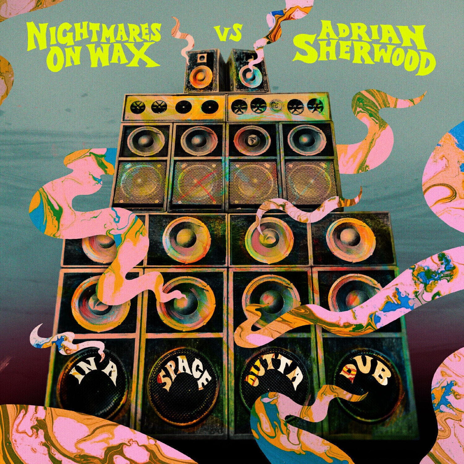 LP Nightmares On Wax vs Adrian Sherwood - In A Space Outta Dub (LP)