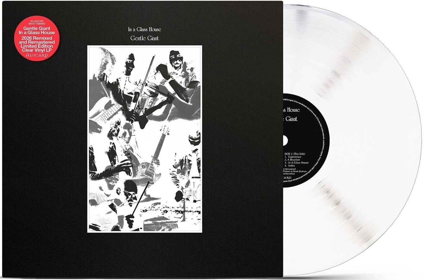 LP Gentle Giant - In A Glass House (2026 Remix) (Remastered) (Reissue) (Clear Coloured) (180 g) (LP)