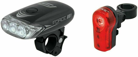 Cycling light Force Fame Set of Lights Front + Rear - 1
