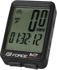 Force WLS Bike Computer 12 Functions Wireless Black