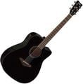 Yamaha FGX800C Black Chitară electro-acustică Dreadnought