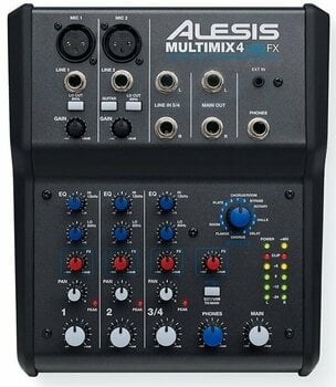 Analogový mixpult Alesis MultiMix 4 USB FX - 1