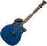 Elektroakusztikus gitár Ovation CE44P-8TQ Celebrity Elite Plus Transparent Blue
