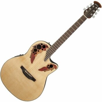 Elektroakusztikus gitár Ovation CE44-4 Celebrity Elite Natural - 1