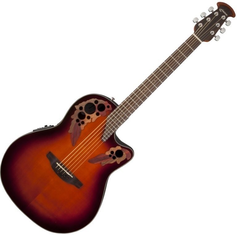 Elektroakustisk guitar Ovation CE44-1 Celebrity Elite Sunburst High Gloss