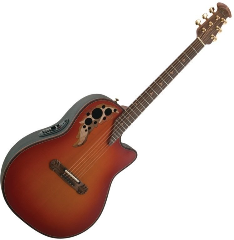 Elektro-akoestische gitaar Ovation 2081WT-HB Adamas Wood Top