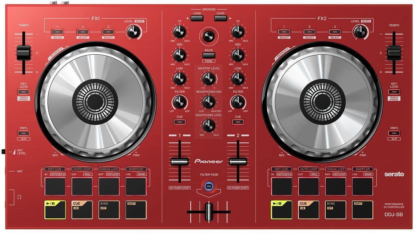 Controlador para DJ Pioneer DDJ SB Red