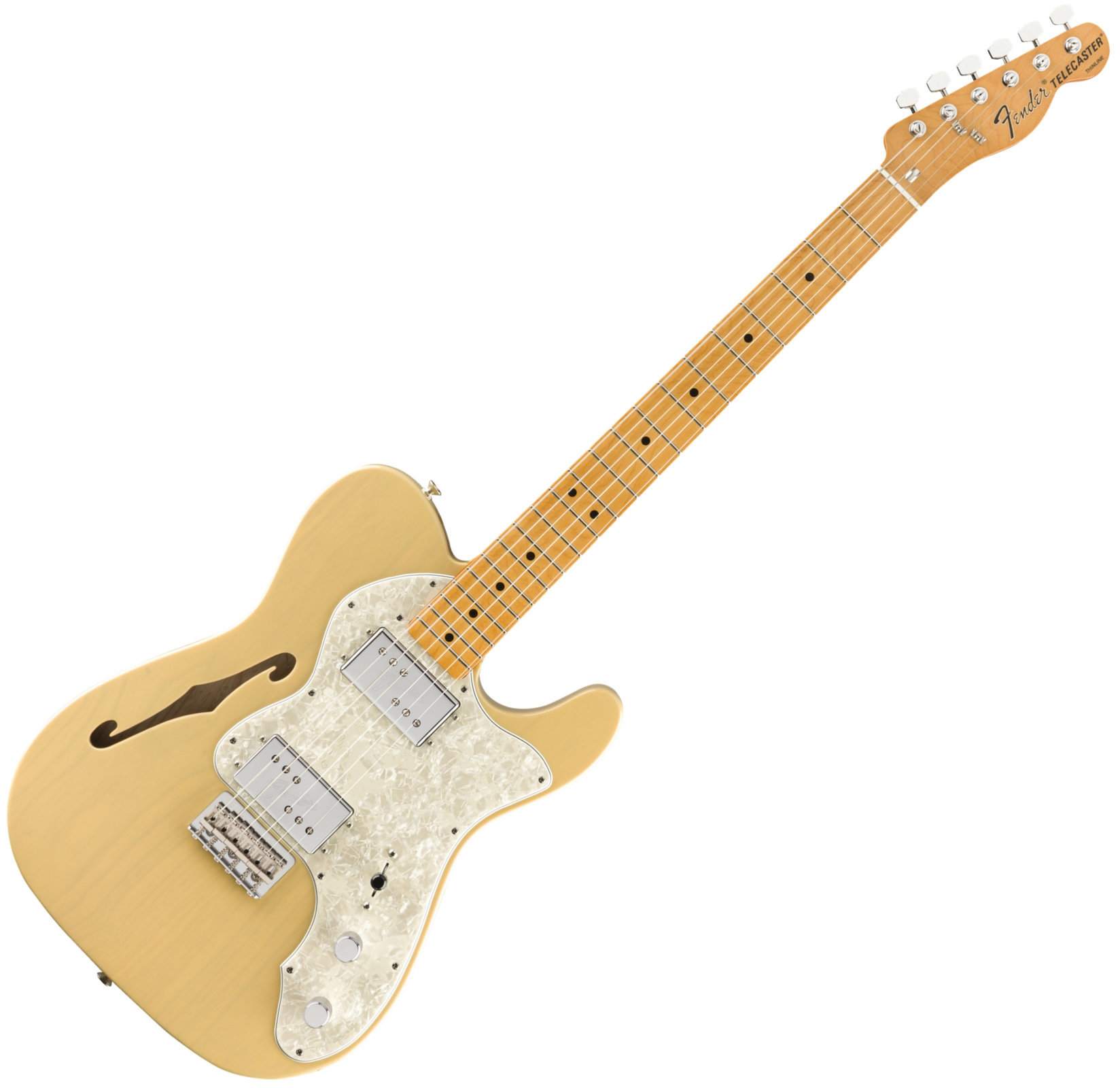 Elektrisk gitarr Fender Vintera 70s Telecaster Thinline MN Vintage Blonde