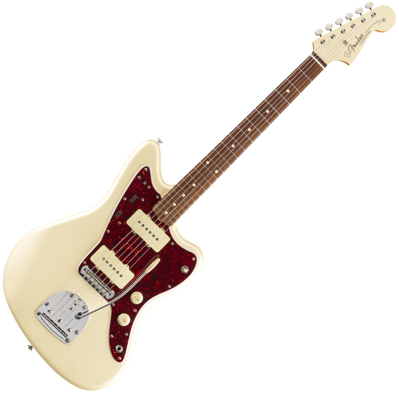 Elektrische gitaar Fender Vintera 60s Jazzmaster PF Olympic White