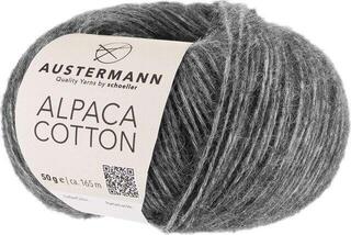 Pređa za pletenje Austermann Alpaca Cotton 90310-04 Grey Pređa za pletenje
